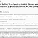 Therapeutics Role of Neem in Diseases Prevention and Treatement