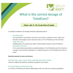 TotalCare dosages